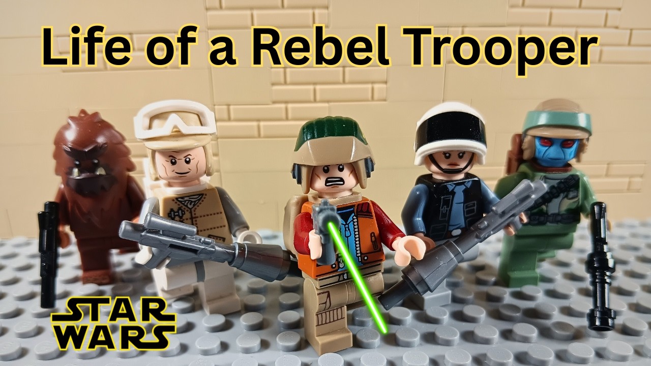 Lego The Life of a Rebel Trooper [Lego Star Wars]