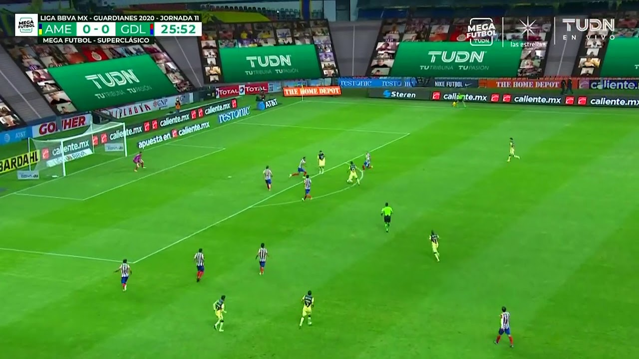 Gol Gio | América 1 - 0 Guadalajara | Liga MX - Guardianes 2020 - Jornada 11 | LIGA BBVA MX