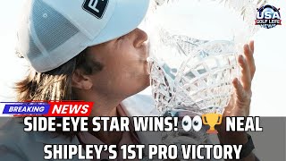 Neal Shipley: From Viral Side-Eye to First Pro Win on Korn Ferry Tour! । USA GOLF NEWS