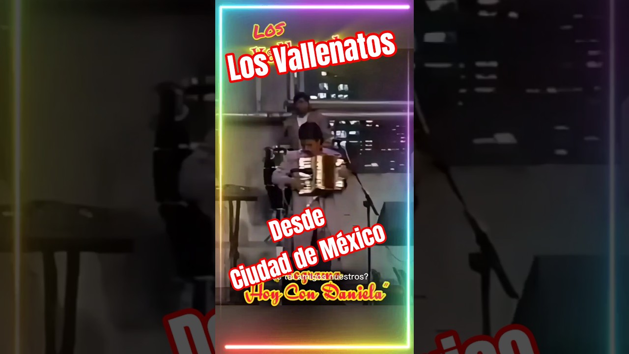 Vallenatos en ciudad de México en programa de Daniela Romo