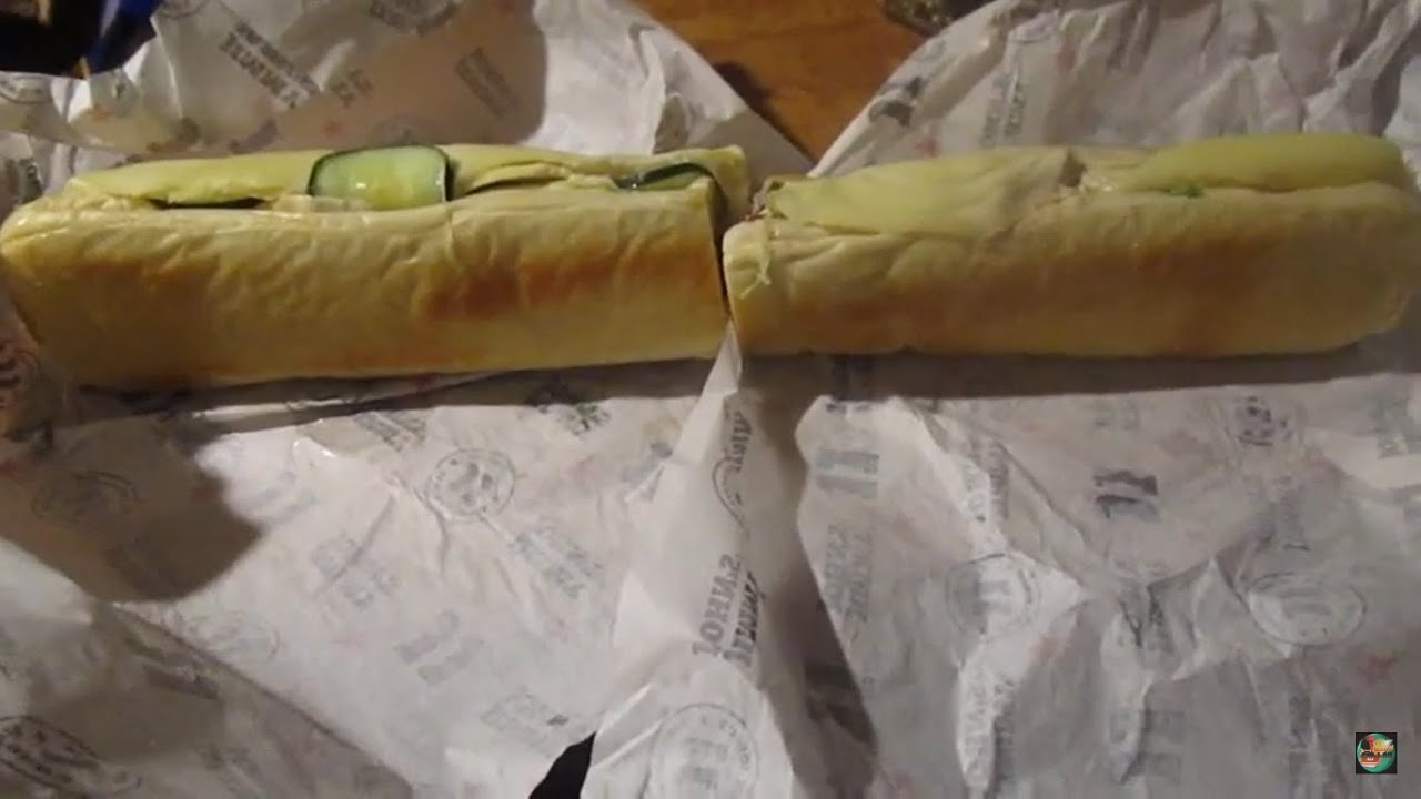 Jimmy John's Giant Tuna Fish Sub YouTube