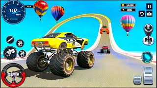 GTモンスタートラックメガランプ - 究極のカースタントGTレーシングAndroidゲームプレイ🎮ウォークスルーカーゲーム screenshot 2