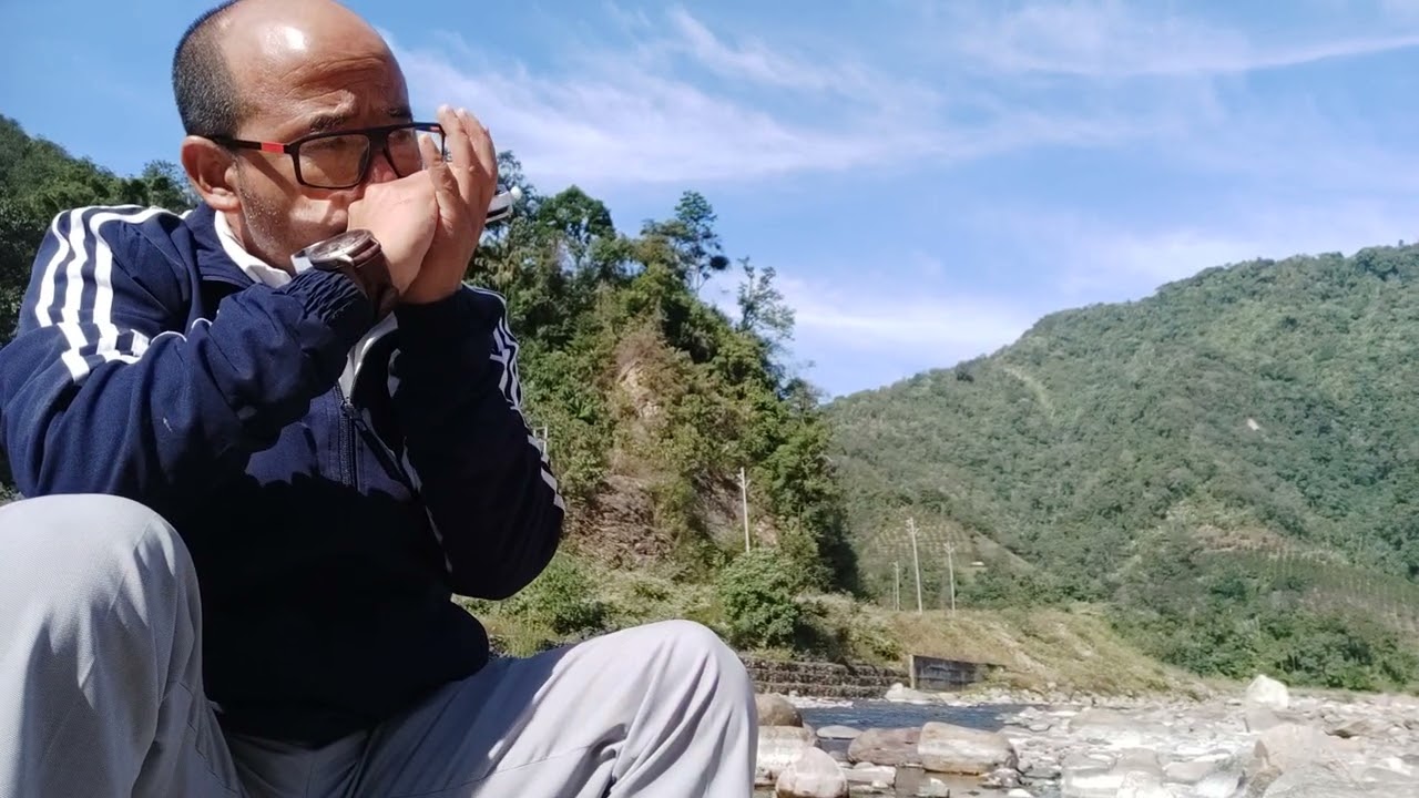 Bank of IGO murmuring stream, soothing winter Sun Light, cold Breeze, in blissful embrace of Nature.