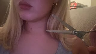 ASMR haircut (but i have no idea what i’m doing)
