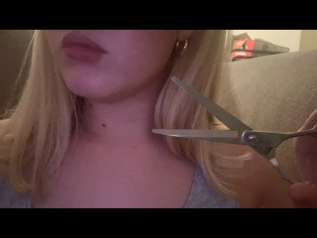 ASMR haircut (but i have no idea what i’m doing)