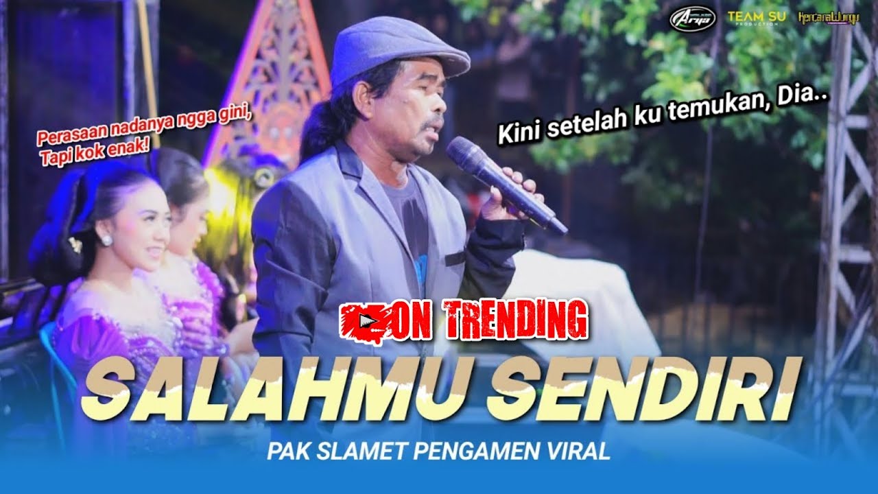 Pak Slamet Pengamen Viral! Jadi bintang tamu di KencanaWungu Campursari