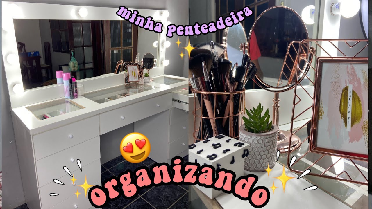 MINHA PENTEADEIRA CHEGOU!! + ORGANIZANDO - YouTube