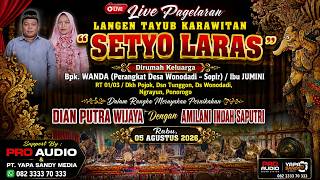 Live Streaming Langen Tayub SETYO LARAS Bpk  WANDA  / Ibu JUMINI Tunggon Wonodadi Ngrayun - Ponorogo