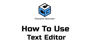 Text Editor (Amigo Character Generator) English
