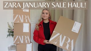 HUGE ZARA JANUARY SALE HAUL!