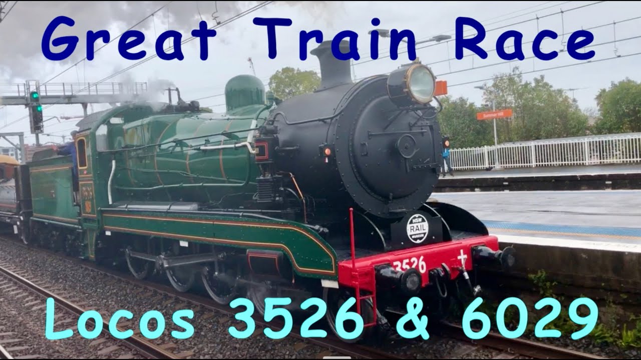 Australia - Sydney's Great Steam Train Race, 2018 - YouTube