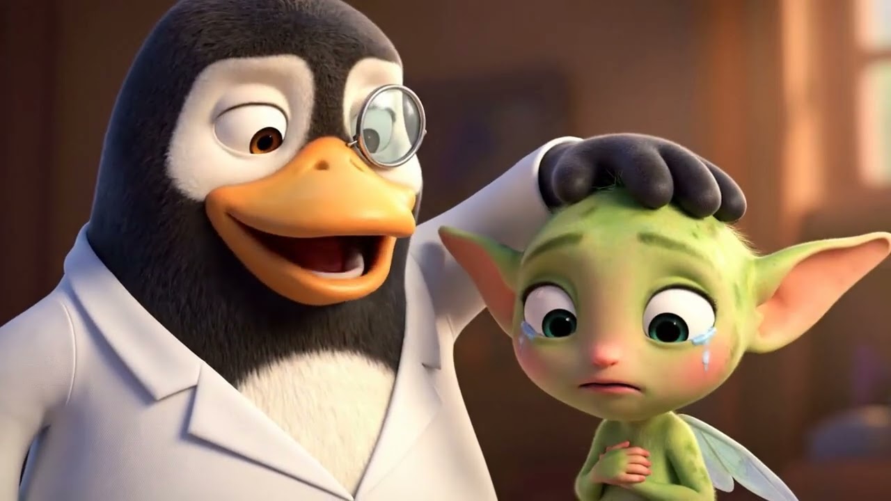 Animal Doctor with small kid|cute baby patient|