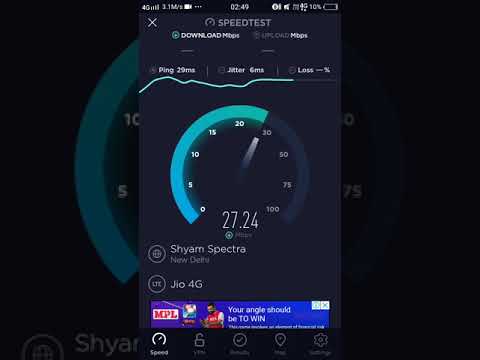 Jio Speed Test(Shyam Spectra)