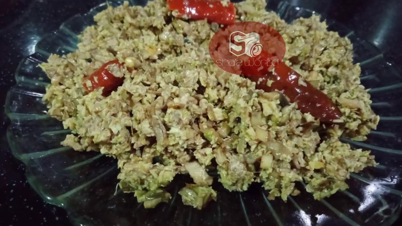 Banana flower thoran. YouTube