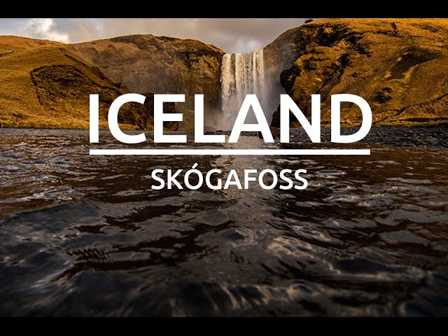 Skogafoss Islandia / Waterfall Skógafoss Iceland