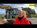 Demo af to stk cat 325 gravemaskiner inden levering til gorm hansen as