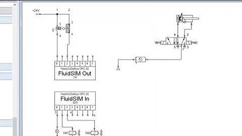CoDeSys 2.3 - Comunicación con FluidSim mediante OPC SERVER nativo