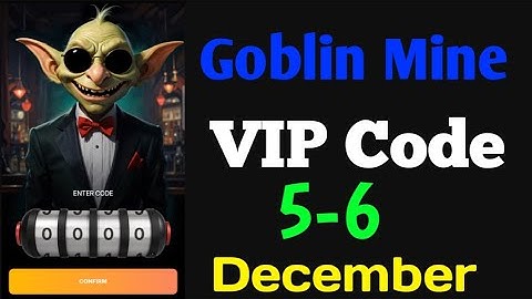 Goblin Mine game VIP Code today | 5-6 December | Goblin Mine