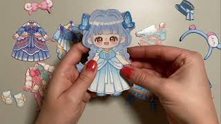 Dress up the doll. Magnetic dolls toy. Unboxing 👗