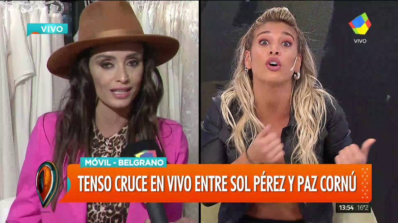 Tremenda pelea entre Sol Pérez y Paz Cornú en #Intrusos