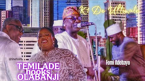 K1 DE ULTIMATE & FEMI ADEBAYO GLOWS THE WEDDING OF TEMILADE AND OLABANJI AT IKEJA