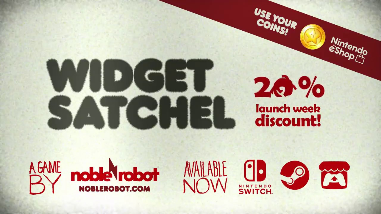 Widget Satchel: OUT NOW on Nintendo Switch and PC! 20% launch discount ...