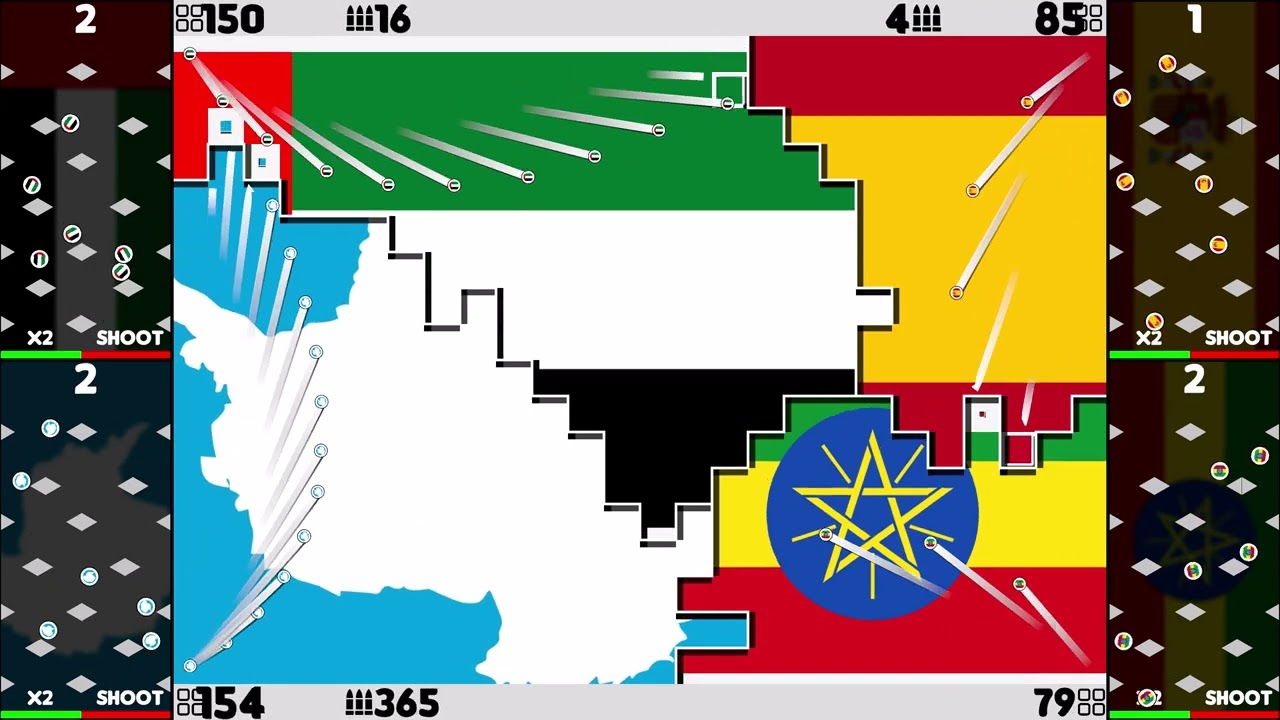 UAE vs Spain vs Antarctica vs Ethiopia [Multiply or Release]
