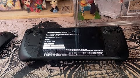 Steam Deck Error Fix Tutorial