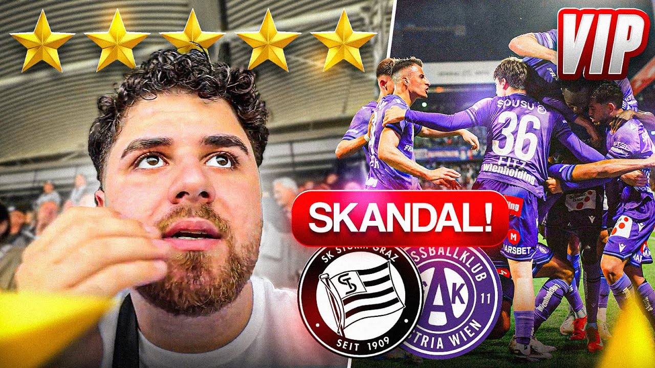 SKANDALSPIEL in der 🇦🇹 LIGA LIVE ERLEBT🤬😳 STURM GRAZ vs AUSTRIA WIEN als VIP🔥| Stadionvlog