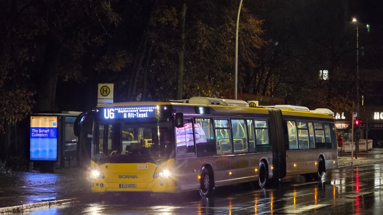 Berlin Bus|Einsetzermitfahrt #12 auf dem U6 EV von U Alt-Tegel bis U Kurt-Schumacher-Pl