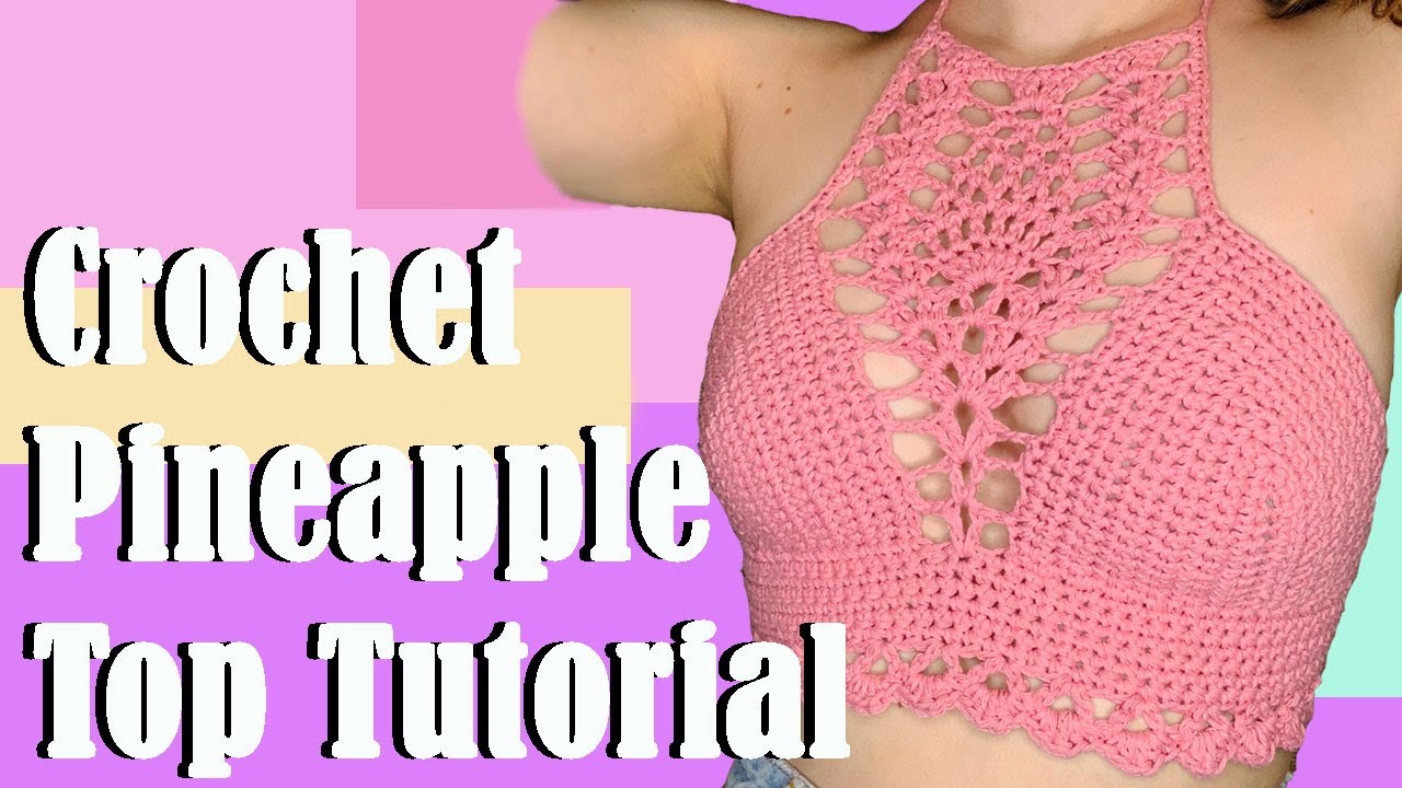 Crochet Triple Pinapple Crop Top