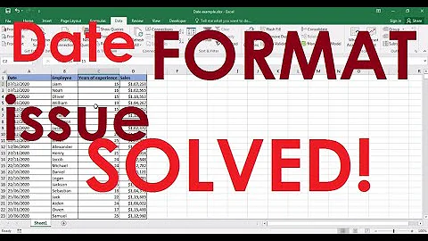 Unable to change date format in Excel|Imported data date formatted as text Issue|How to Fix in 2 min