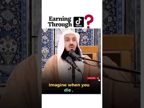 Earning Through TikTok Muftimenk Shorts Speech 