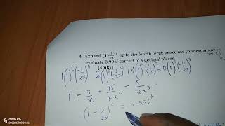BINOMIAL EXPANSIONS AND EXPRESSIONS.