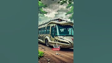 AI Nature Exploration | Travel Discovery | Snake Bus #shorts #trending #art