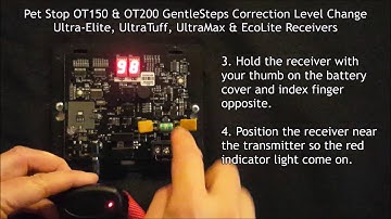 Hidden Fence of MN OT150 & OT200 GentleSteps Correction Level Change for Pet Stop Receivers