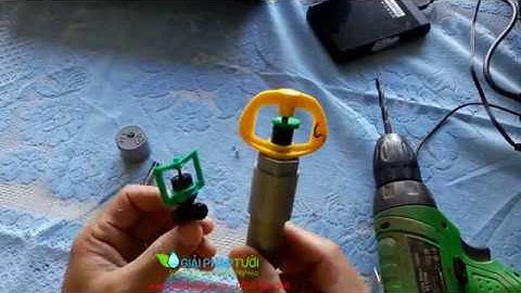 Cách chuyển từ béc tưới thường sang béc BS5000