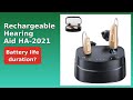 REVIEW (2025): Rechargeable Hearing Aid HA-2021. Features.