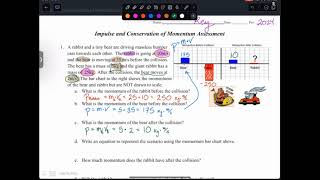Impulse and Conservation of Momentum Assessment 2023 24 Version 1 Video KEY Number 1