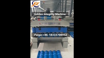Glazed tile roll forming machine from Paige