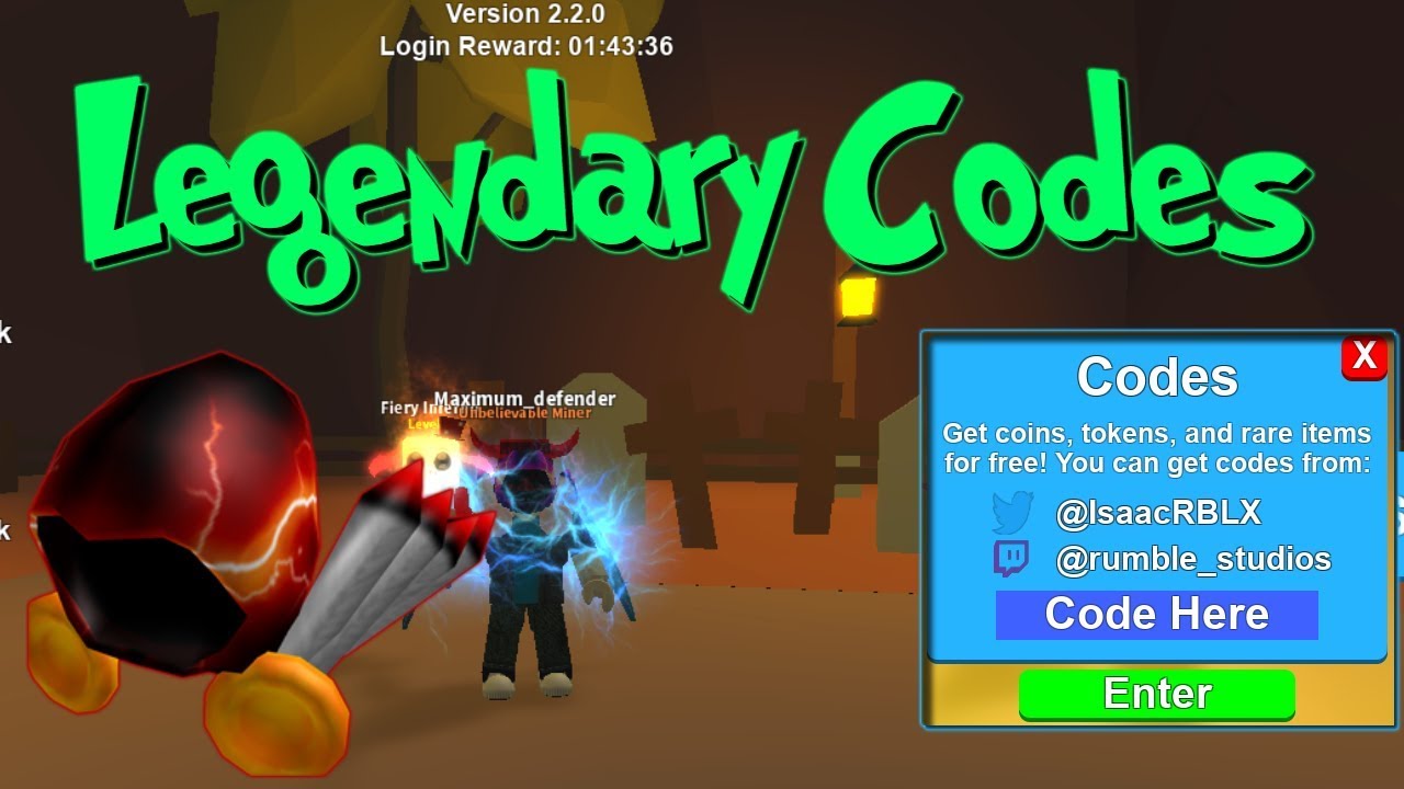 Mining Simulator Legendary Codes Dominus Hat Roblox Youtube - code dominus hat roblox