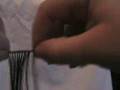 Making a hand tied weft with bulk hair (and fishing line) ;)