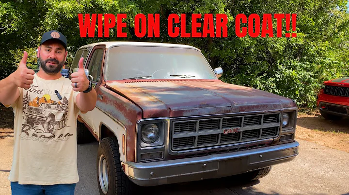 Does Poppy's Patina actually work? Let's use this wipe-on clear coat to protect our 1980  K5 Jimmy!!