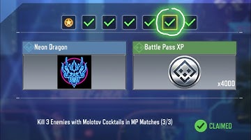 Kill 3 Enemies with Molotov Cocktails in MP Matches (3/3) ✅ - SEASON 8 2023