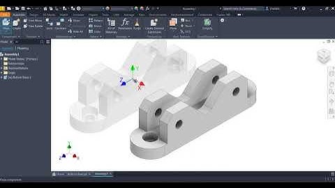 Autodesk Inventor Tutorial : Pipe Clamp (Part 1)