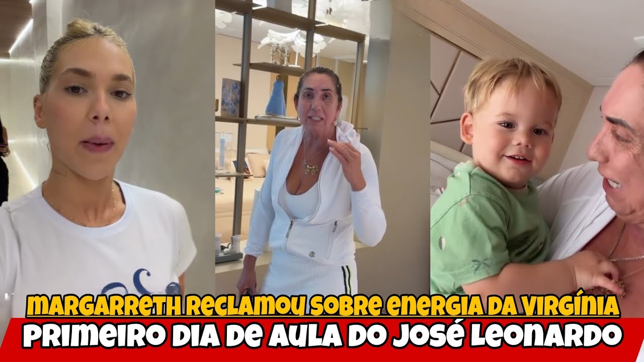 Primeiro dia de aula do José Leonardo/ virginia está ansiosa 