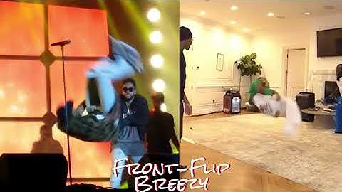 Chris Brown did the march madness front flip on @KaiCenatLive ....He Goat it.!!