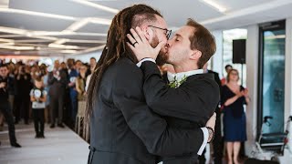 Very chic gay wedding in Prague on a boat | Sebi&amp;Jirik | LGBT