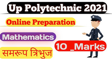 Up Polytechnic 2021 Maths Important chapter // Math Similar Triangle; Polytechnic Maths Questions