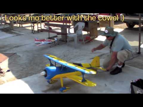 RC  Pitts Python Maiden Flight by Youtwoba RC